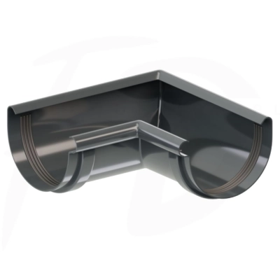 Narożnik wewnętrzny o dowolnym kącie PVC ⌀ 100 firmy KROP kolor grafit